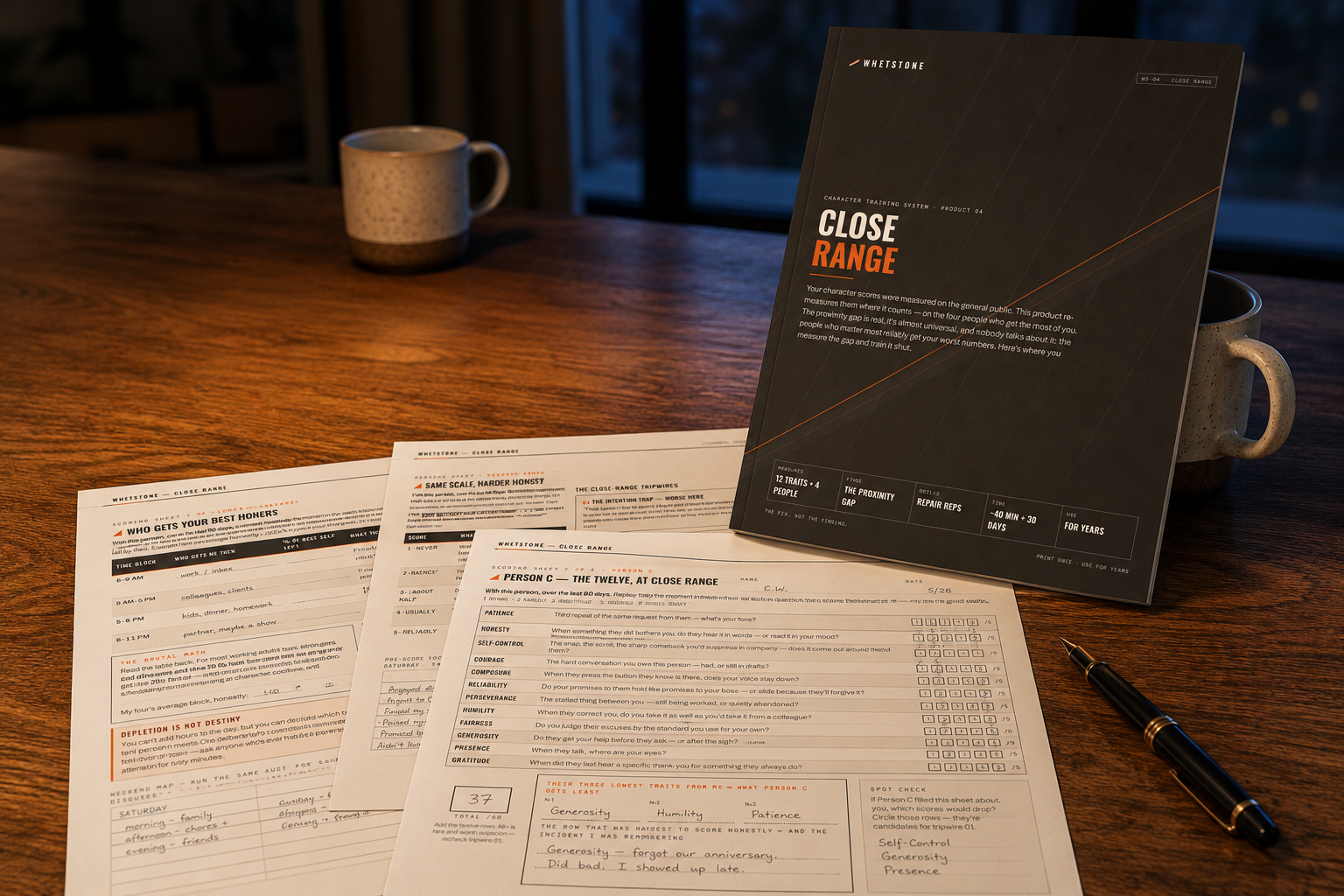 Close Range — printed Whetstone PDF booklet and worksheets
